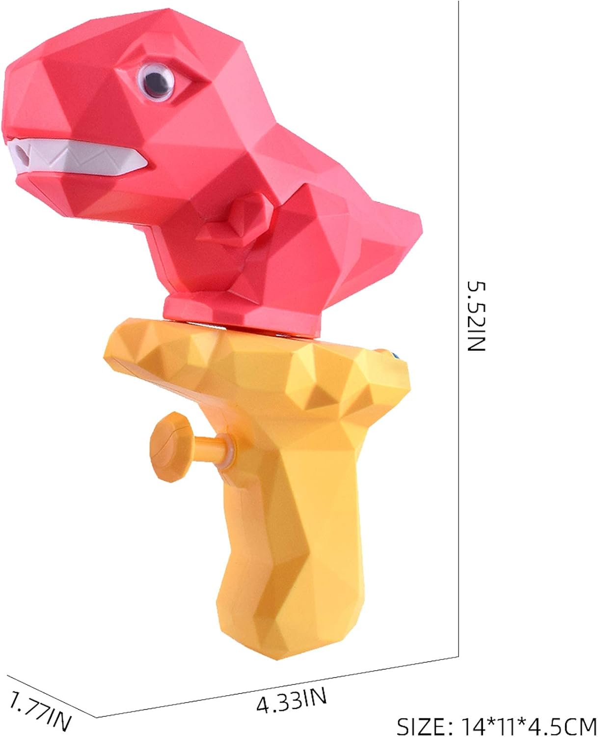 TICZLOE Water Gun, 4 Pack Water Guns for Kids Dinosaur Squirt Gun 150ml Capacity, Small Water Pistols for Boys and Girls Toddlers in Bath Pool Party Favors Summer Water Toys: Toys & Games