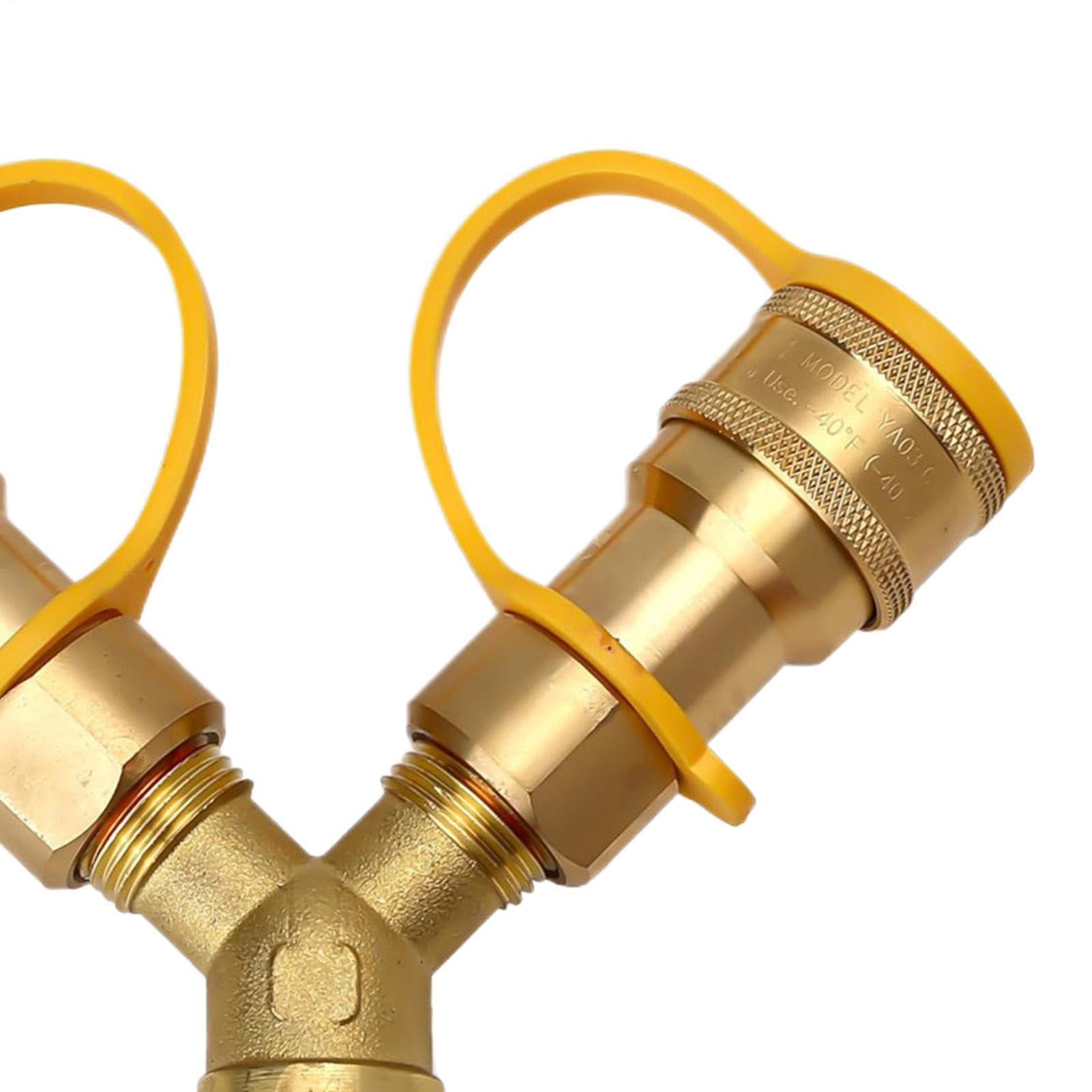Conectores Rápidos Para Gas Equipo Portátil Desconexión Rápida Latón | Conector Veloz Para Gas Para Hogar, Casa, Exterior, Cocina, Baño, Parrilla, Barbacoa Y Camping