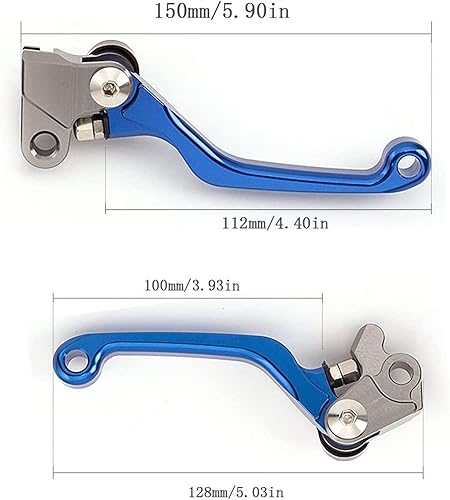 Miniatura 5 de Para Yamaha XTZ125 XTZ 125 2003-2016 Motocross Palancas de embrague de freno de motocicleta Palanca de pivote de motocicleta Palanca plegable de
