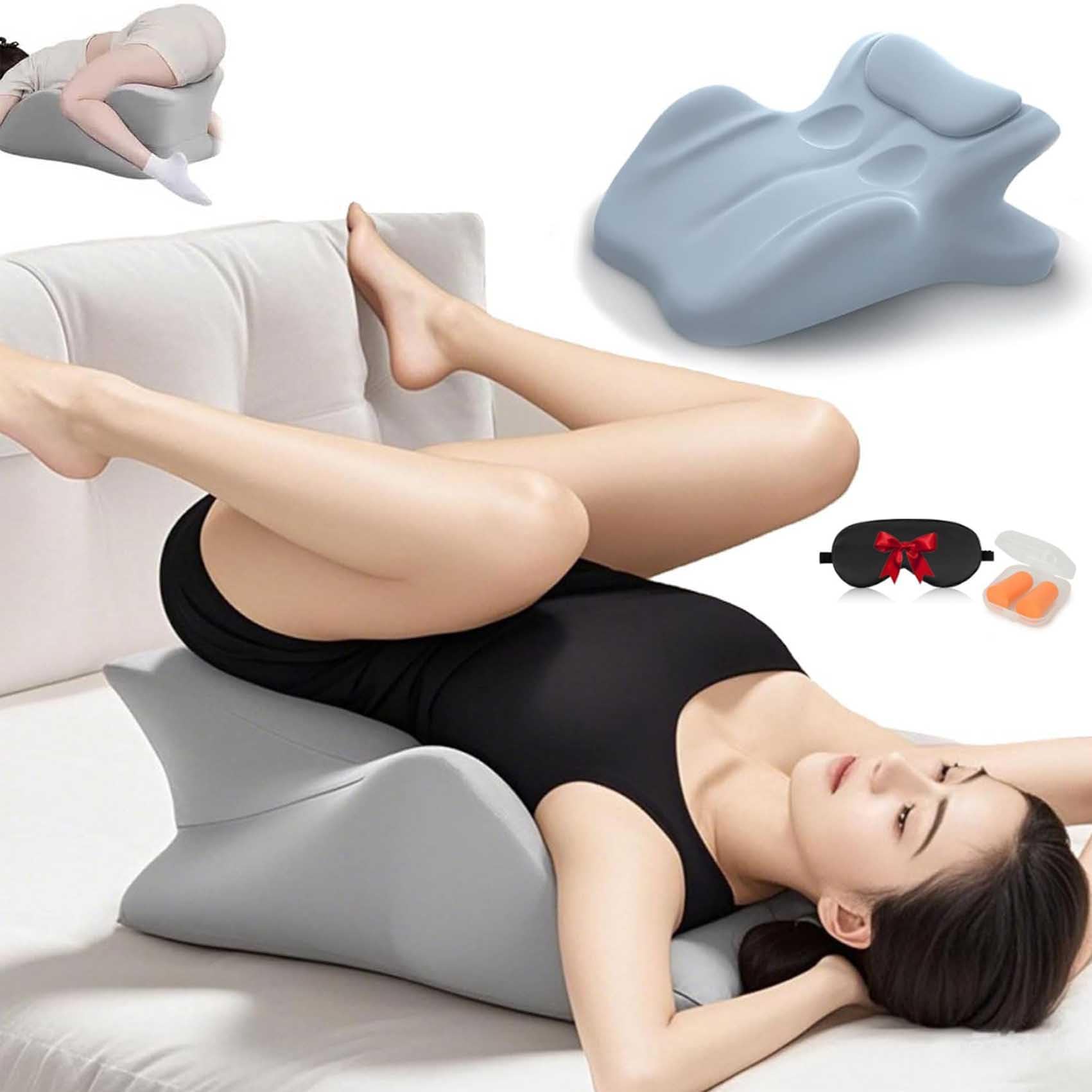 Oreiller Sweet Spot Pour Couple – Inclinaison 27°, Mousse Mémoire, Imperméable, Design Discret Pour Lit, Canapé, Voyage