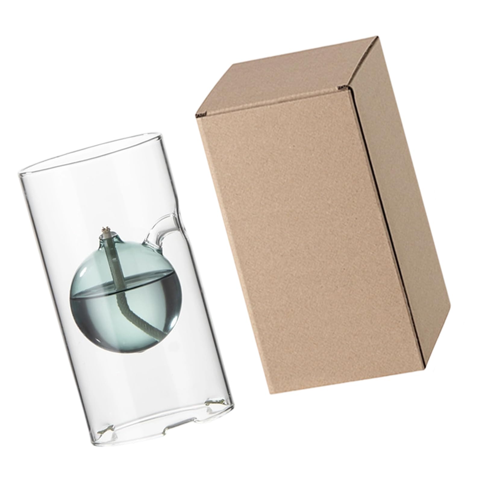 Snorvixre Fuels Refillables Glass Oil Reusables Liquid for Atmospheres Event Use with Liquid Paraffin or Lamp Refillables Glass