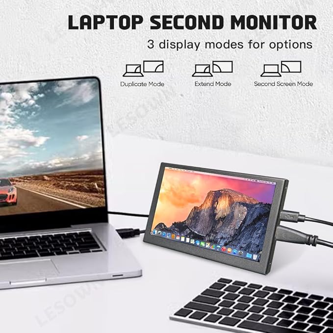 Monitor Táctil Portátil Secundario 5 Pulgadas 800x480 IPS miniatura 3