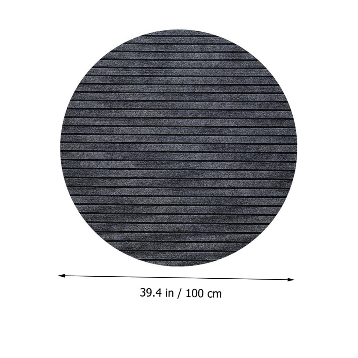 Genérico Alfombra del Piso de la Silla Malla Coche Postal Puerta Alfombra Oficina despacho Almohadilla para el Piso de la Silla Alfombrilla para a de Juego Mezclado Dark Grey