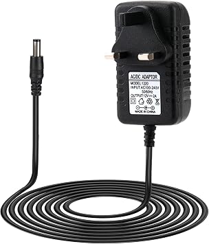 12V Power Adapter for Yamaha Keyboard 2A Charger PSR-F52 PSR-E373 2m