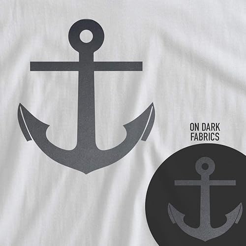 Miniatura 5 de Siser StripFlock Pro HTV Rollo de 12 x 1 yarda (Antracita)  Vinilo texturizado de transferencia de calor  para uso con cortadores Siser, Cricut y