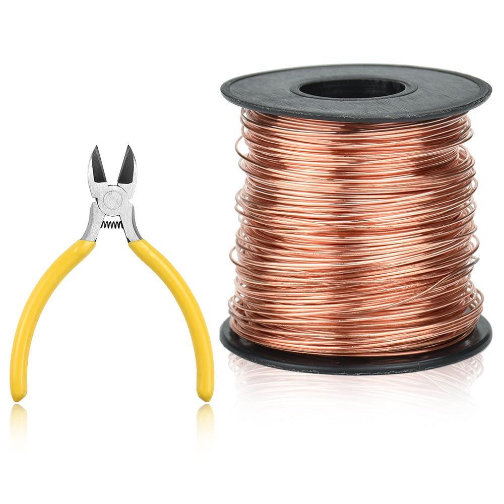 PATIKIL Fil De Formation Pour Bonsaï De 0,6 Mm X 98ft En Cuivre Naturel