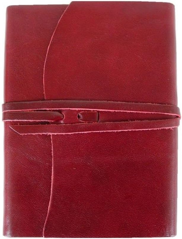 CAVANILLI & CO. Roma Lussa Leather Journal 5X7 Red