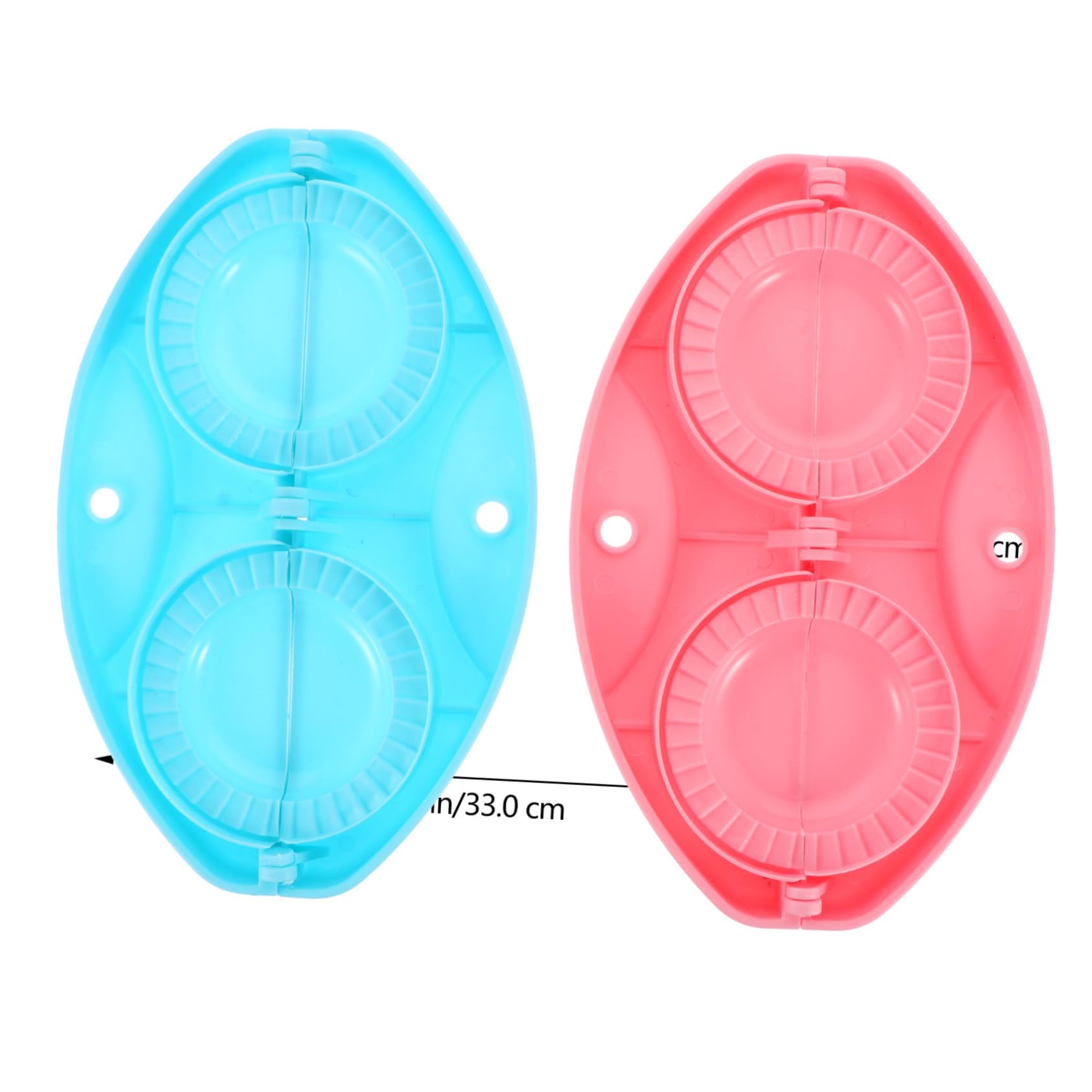 PRETYZOOM 2Pcs Home Dumpling Molds Food Grade Dumpling Makers for Easy Cooking Convenient Tools Fun Gadget
