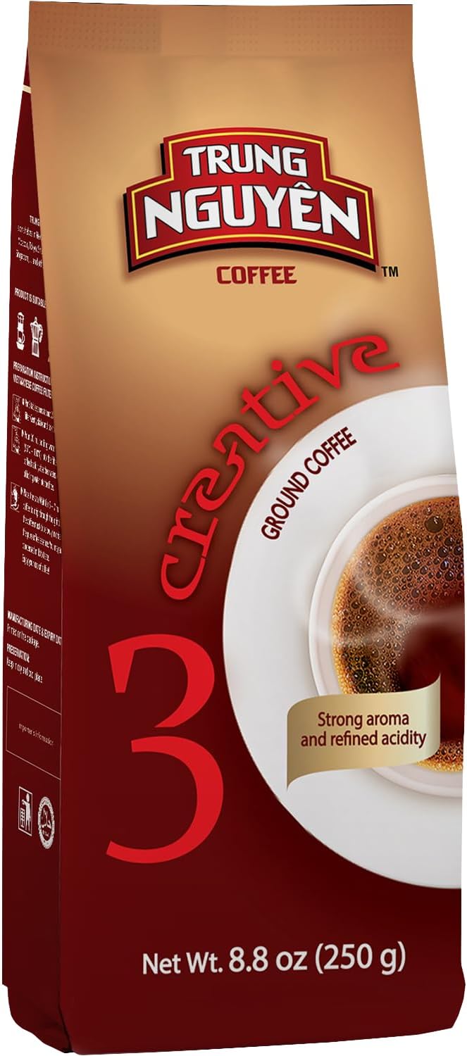 Trung Nguyen Coffee Creative 3 Vietnamese Ground Coffee, 8.82 fl oz ? 250 g