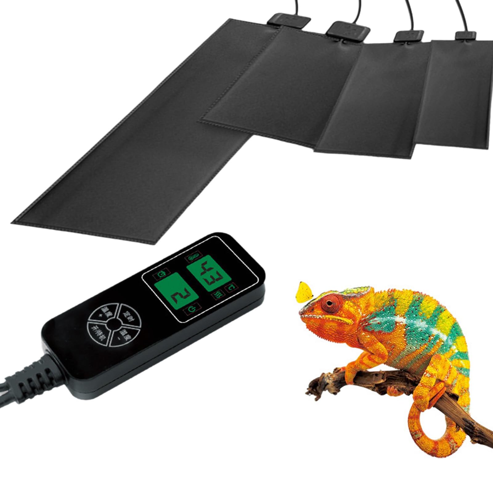 Wärmestuft Reptil Pflanze Garten Pflanze Heizung Unterlage Propagator, Für Schildkröten, Eidechse, Frosch Und Andere Reptilien 20 * 45cm(25W)