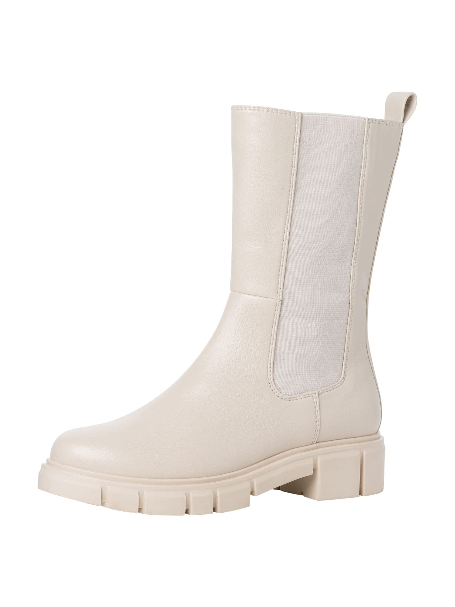 MARCO TOZZI Women's 2-25410-41 Chelsea, Beige (Cream), 7.5
