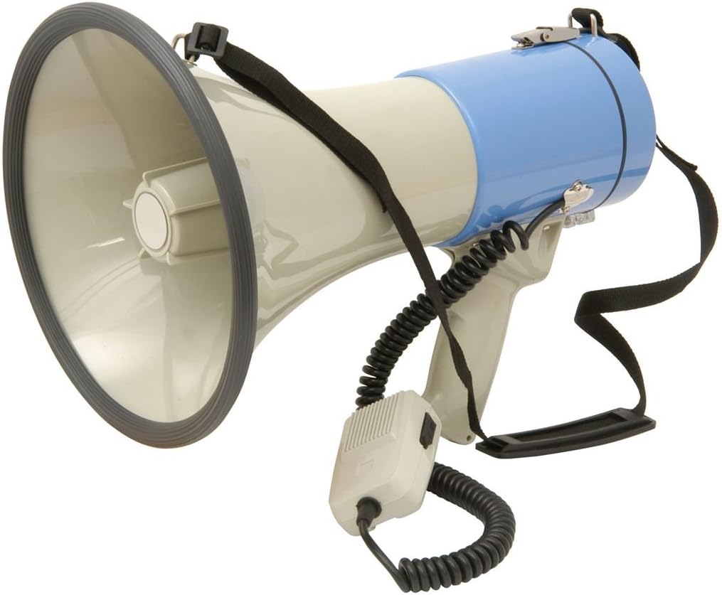 Megaphone With Siren 25W Max