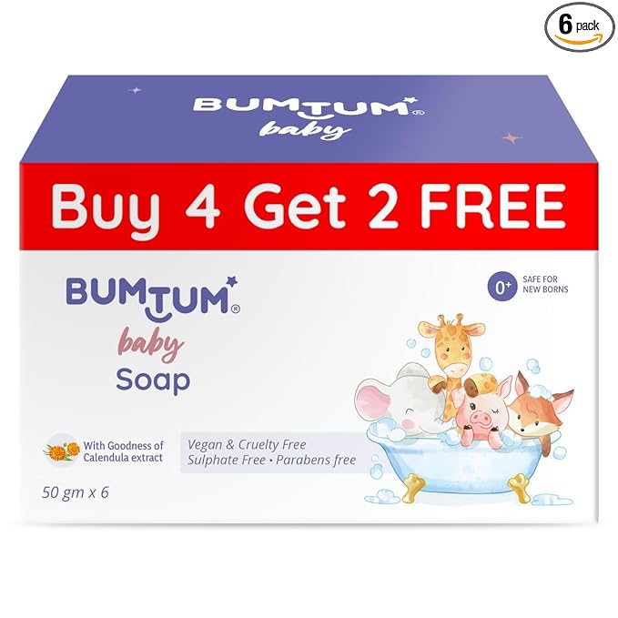 Bumtum Baby Soap with Goodness of Calendula Extractp Bumtum Baby Soap with Goodness of Calendula Extractp