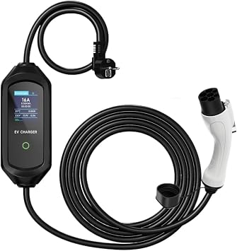 3.5KW 16A Portable EV Charger GBT 20234 Electric Car Battery Charger EVSE Fast Charging Station Wallbox3.5M