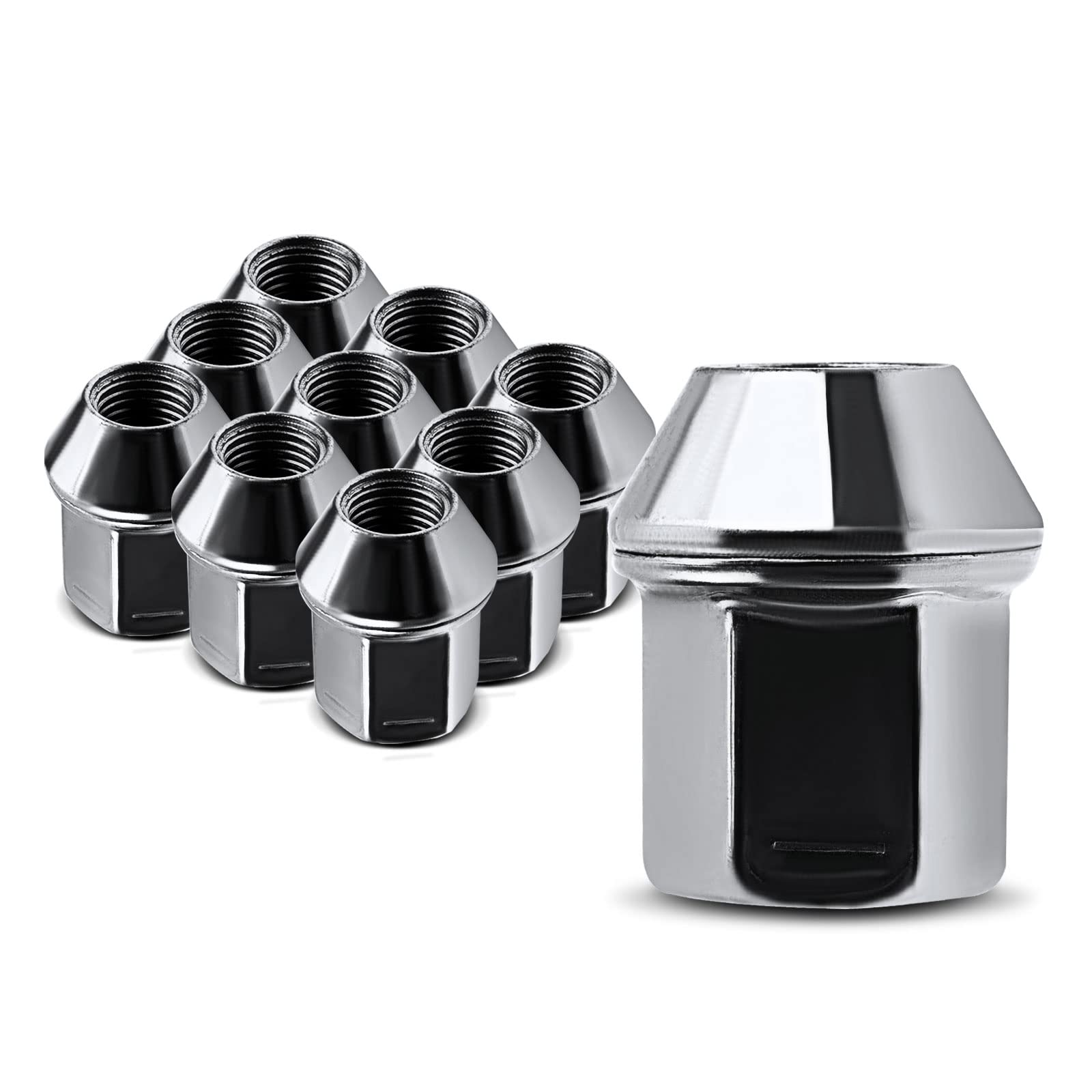 Frankberg 10x Wheel Nuts Front Rear Compatible with Discovery Sport L550 Freelander 2 FA L359 LF R.a.n.g.e R.o.v.e.r Evoque L538 2006-2024 LR001381