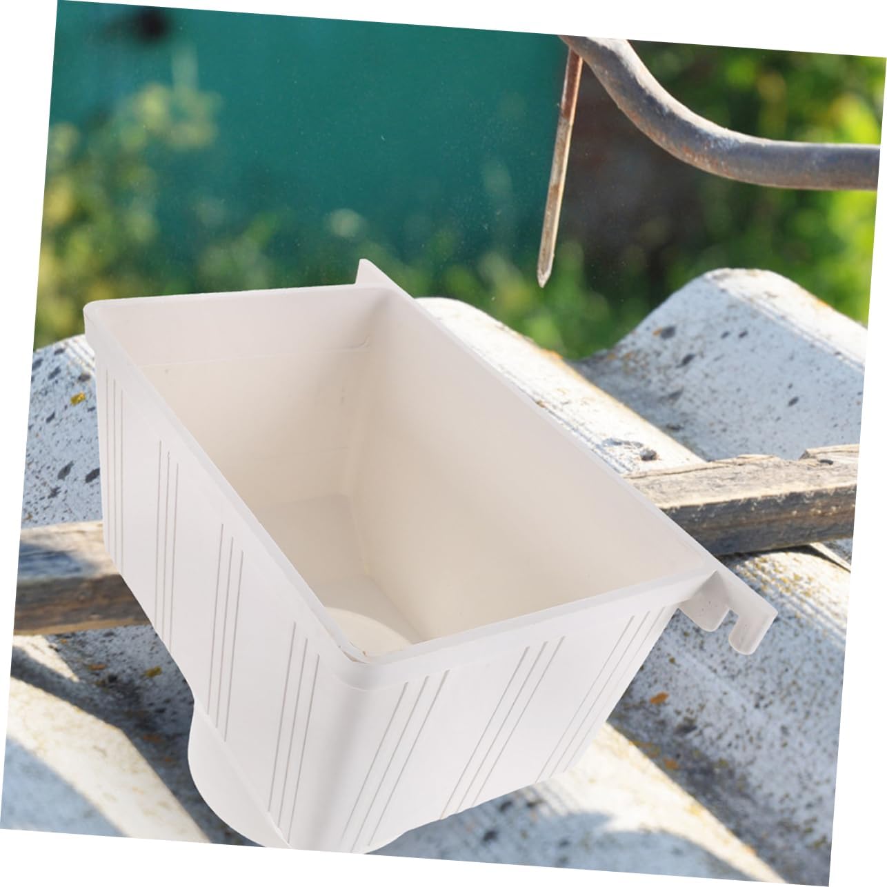 Gutter Downspout Strainer Adapter Rain Gutter Accessories Collection Barrel