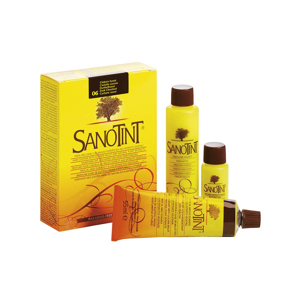 SANOTINT TINTA CLASSIC COLORE 06 CASTANO SCURO -6 CONFEZIONI- 6X125ML