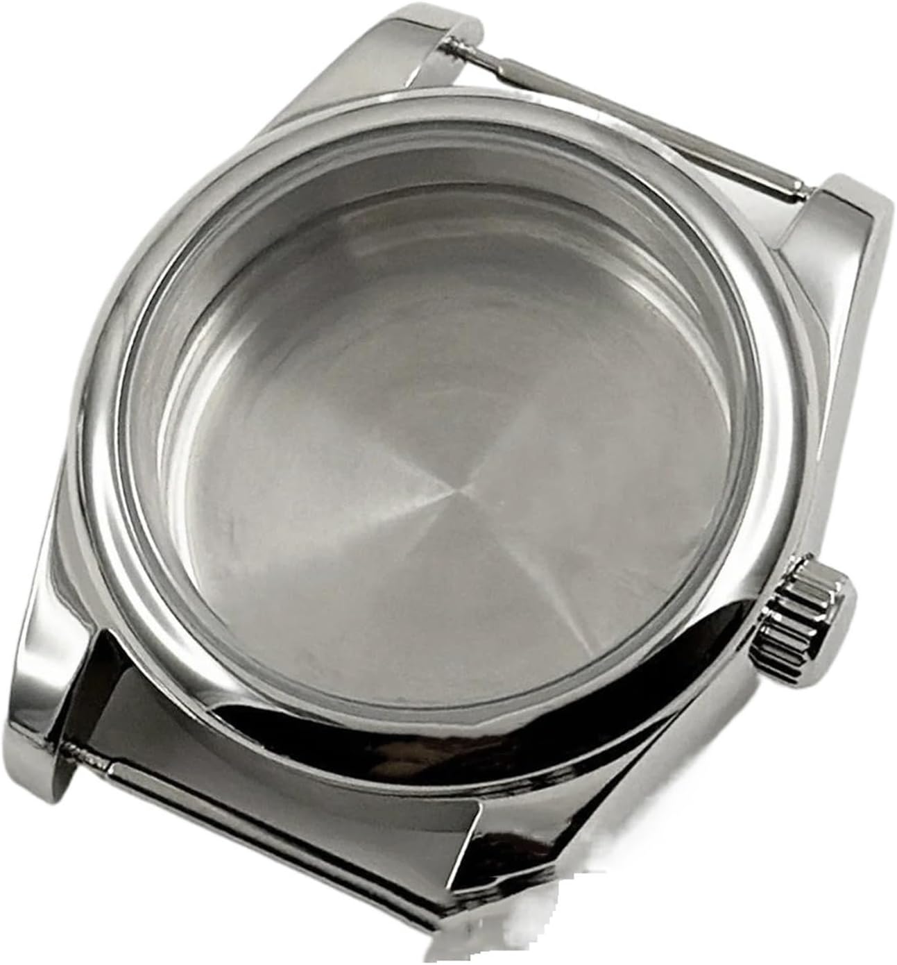 36mm/40mm NH35 Watch Case Sapphire Glass Waterproof For NH34 NH36 Movement 28.5mm Dial Date Just Stainless Steel Polish Bracelet