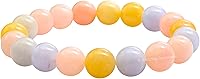 Vista 219 de Amazing Gemstone Pulsera de cristal para mujeres y hombres, pulsera de cristal curativo de protección, pulsera elástica con cuentas de piedras