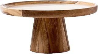 Daily Accessories Creative Fruit Bowl Solid Wood Dried Fruit Snack Cake Tray Luxury Home Jewelry Decoration for Home Kitchen (Size : Small)