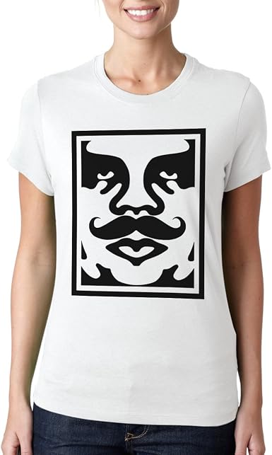 Mustache Background XXL Womens T-Shirt 