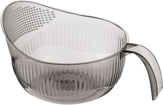Functional Rice Washing Colander Efficient Draining Bowl Practical Sink Basket PET Suitable for Washing Rice