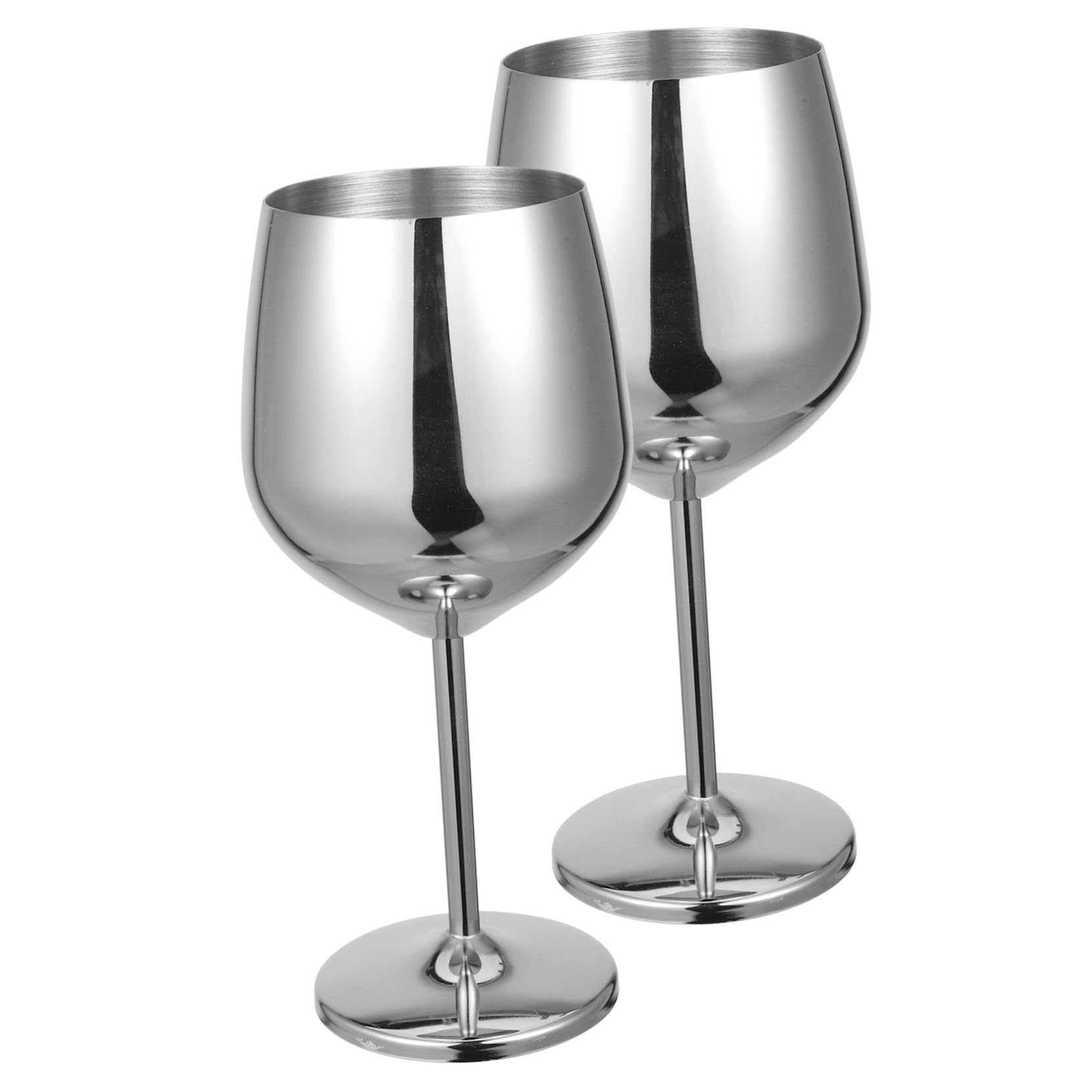 Verres à vin inox pour pique-nique chic et verres de mariage extérieurs