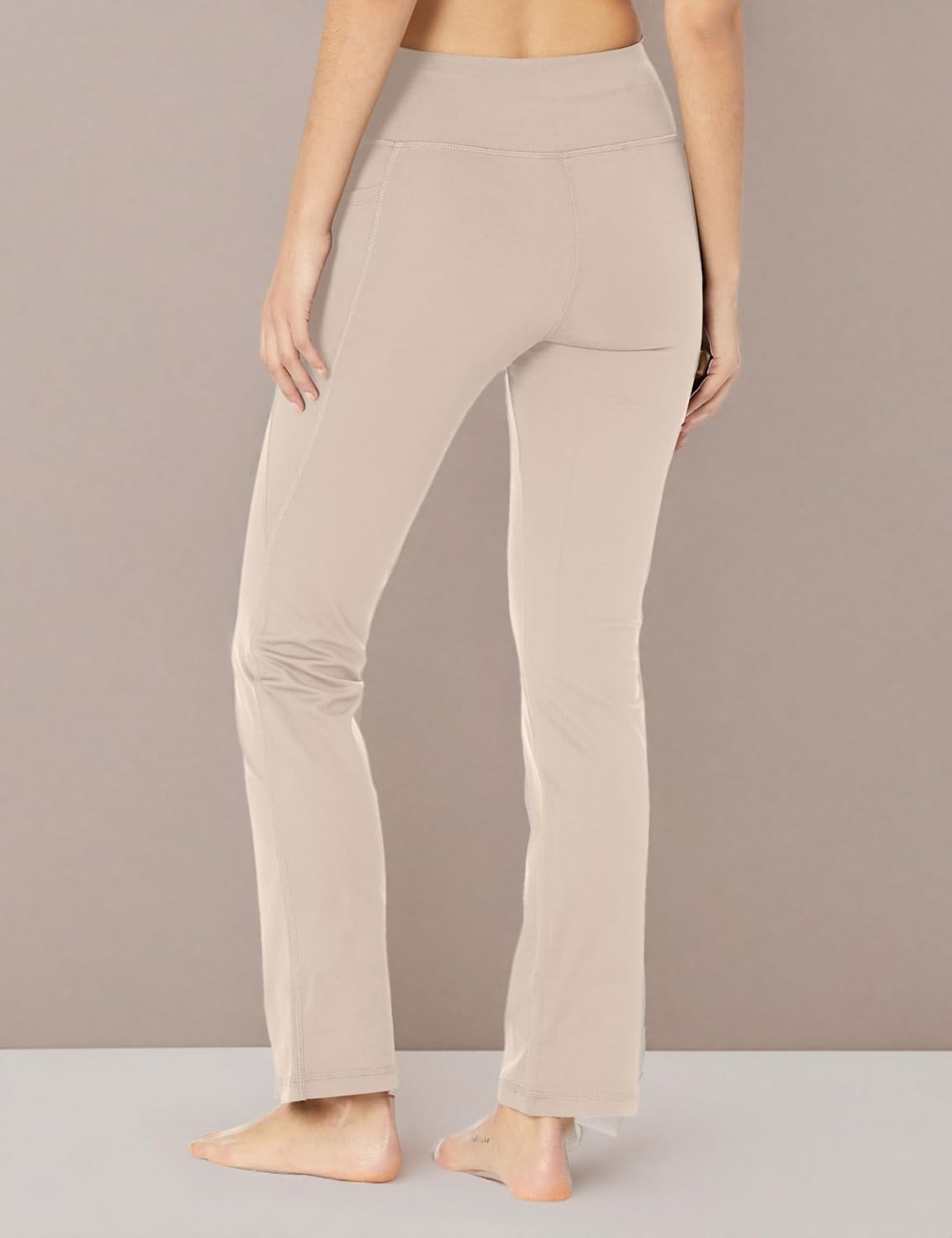 Jockey Womens Premium Pocket Slim Flare Yoga Pants - Image 3