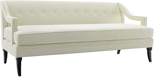 Miniatura 53 de Modway Sofá de terciopelo tapizado moderno de mediados de siglo Concur en rosa polvoriento Rosa (Dusty Rose),Verde,Gris,Marfil,marino,verde azulado