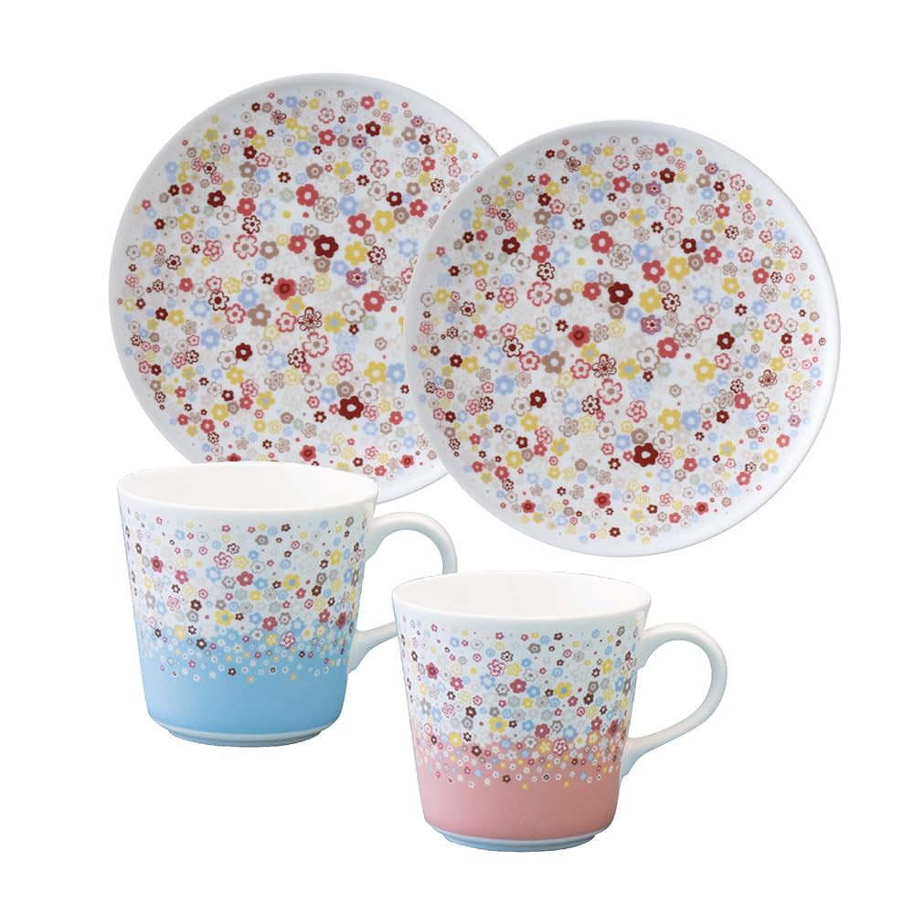 Amazon.co.jp: NARUMI(ナルミ) 福袋 2025 食器 4点セット ポーチュラカ