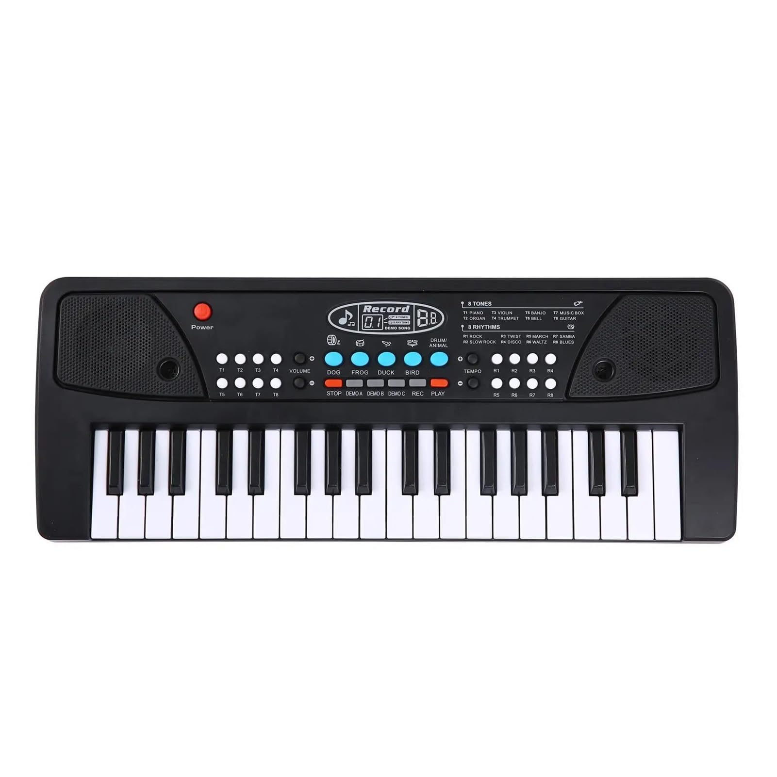 dorosłych klawiatura elektroniczna Klawiatura Elektroniczna 37-klawiszowe Wielofunkcyjne Cyfrowe Pianino Elektryczne Z Mikrofonem USB Instrument Klawiszowy Dla Początkujących