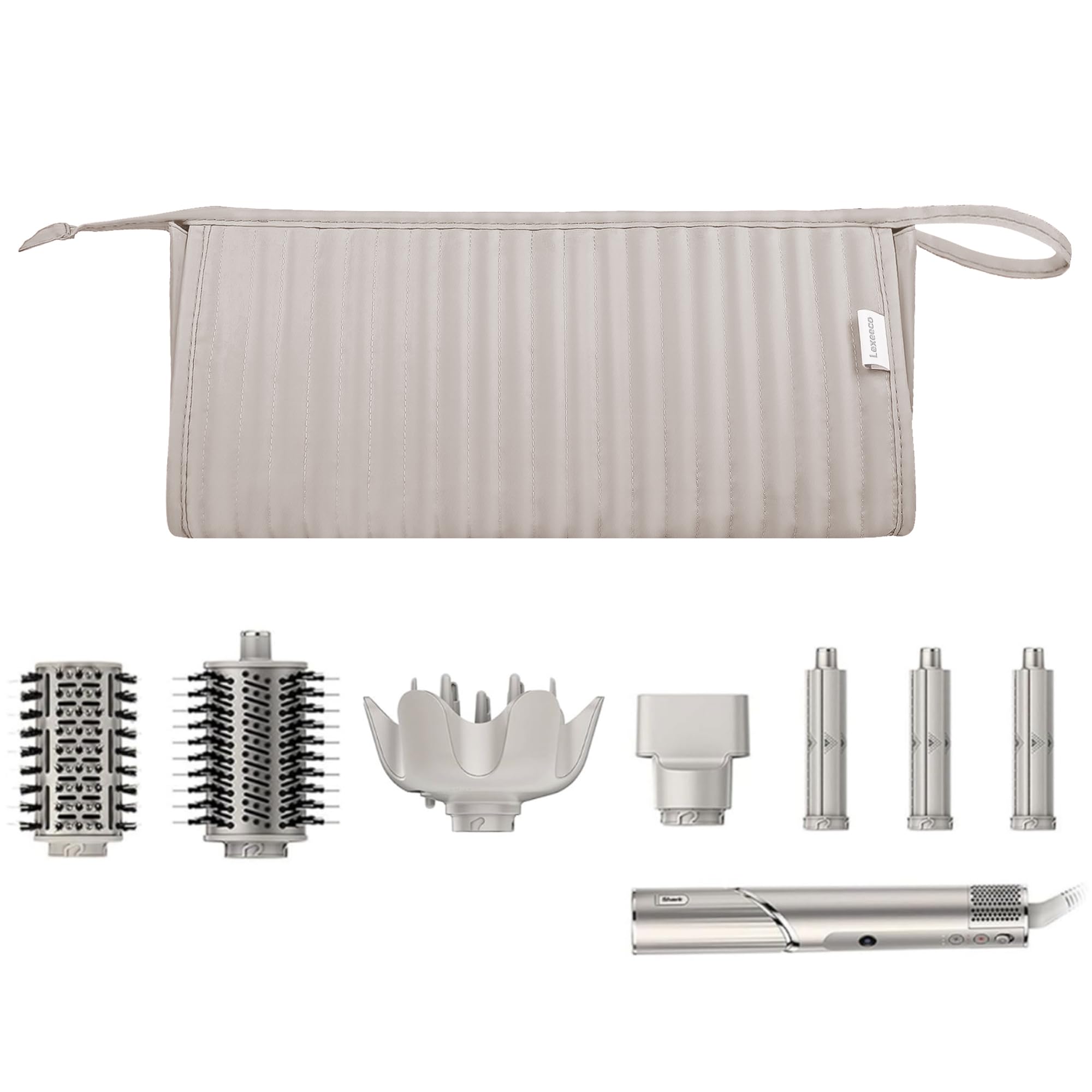 Lexeeco Dy son Air wrap Travel Case Hair Tools Travel Bag for Shark Flexstyle Carrying Case Portable Shark Hair Dryer Revlon Flat Curling Iron