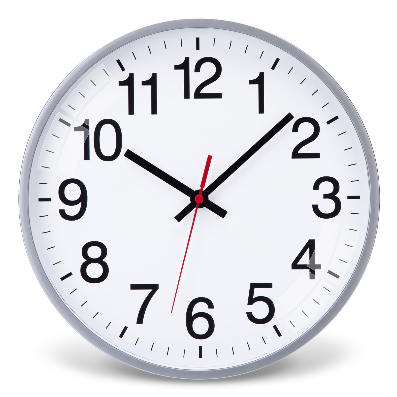 Epochic Wanduhr Ohne Tickgeräusche Lautlose Batteriebetrieben Moderne Wanduhr Groß Ziffern Einfach zu Lesen für Wohnzimmer Küche Schlafzimmer Büro
