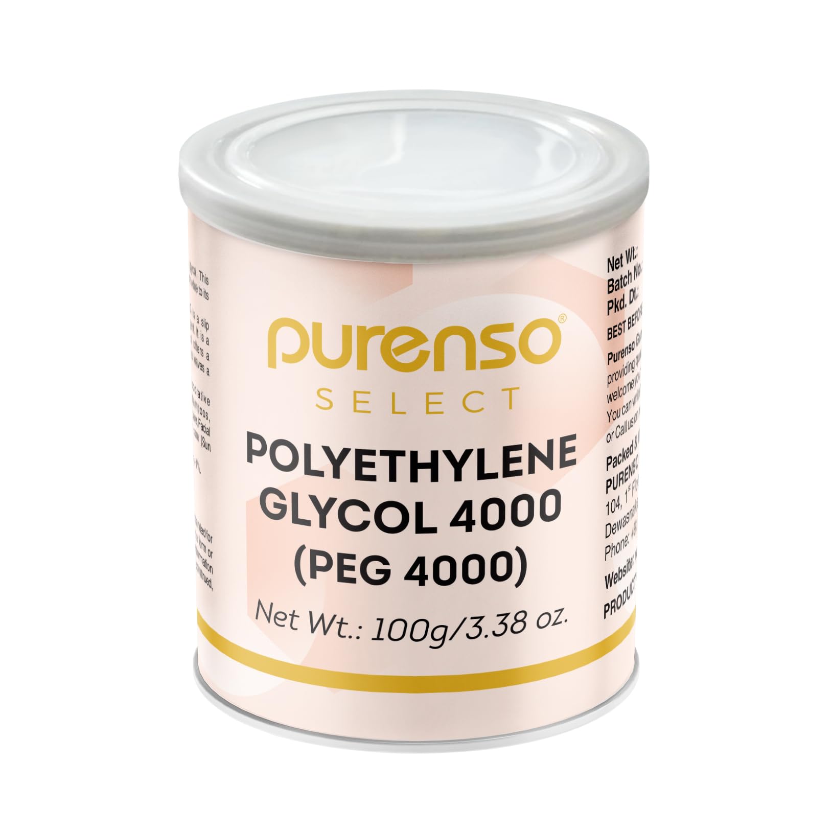 Purenso Select - Polyethylene Glycol 4000 (PEG 4000), 100g-image-37