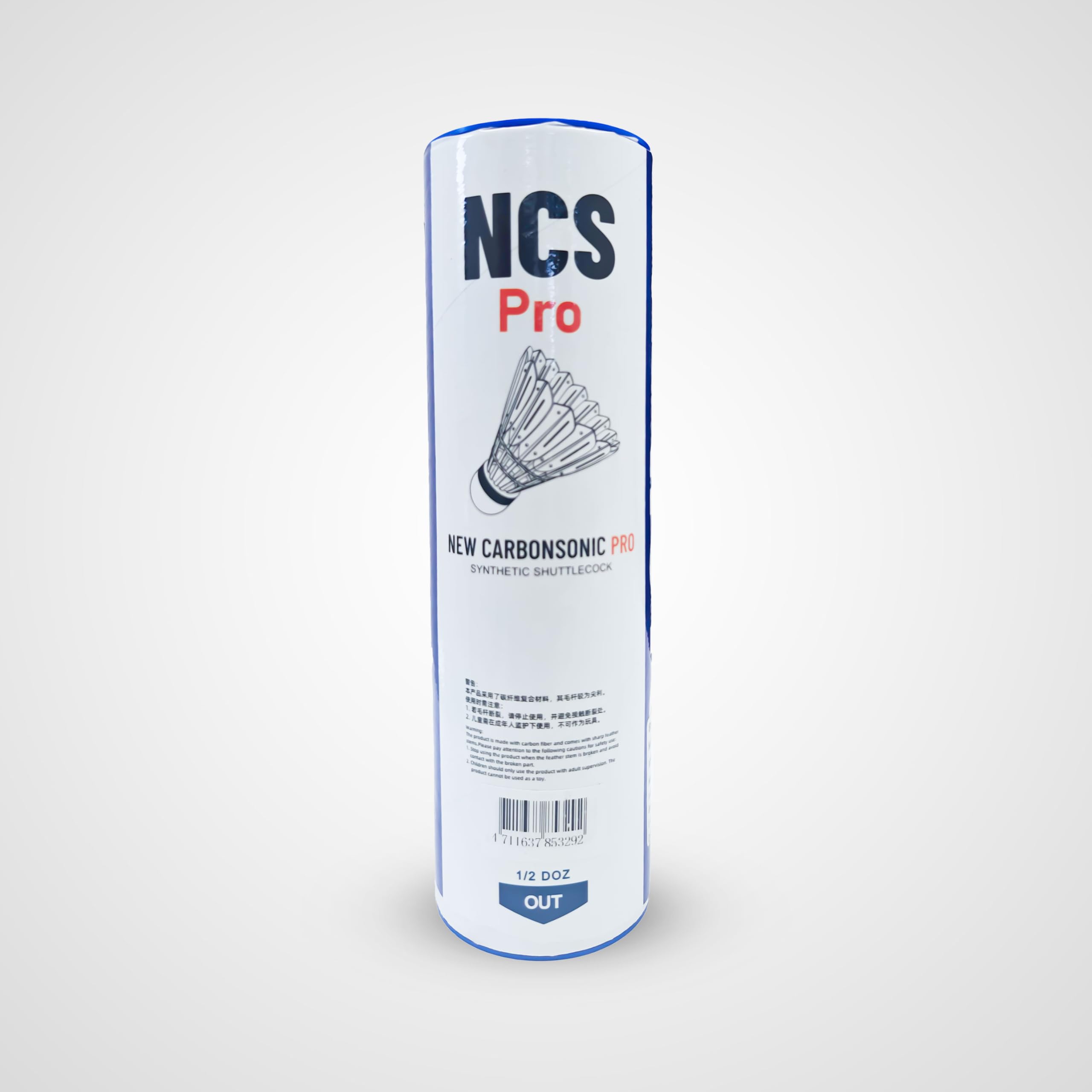 NCS PRO Shuttles | Trusted by Badminton Asia | The Future of Feather (Pack of 6) - NCS(6)-Speed 77-image-1