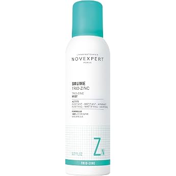 NOVEXPERT Trio Zinc Spray Mattifying Moisturising Spray Highest Zinc Concentration Inhibits Inflammation and Acne Bacterium 1