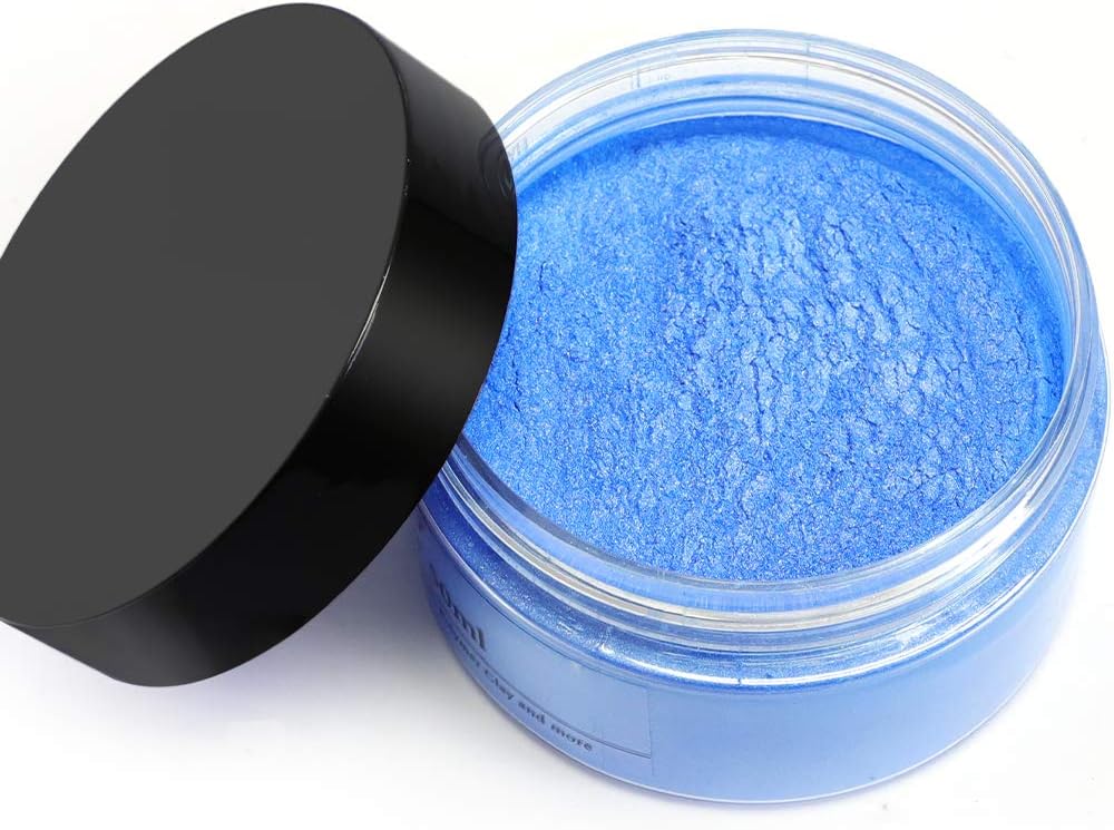 Green Mica Powder for Epoxy Resin 1.7 oz /50g Powdered Pigment for Soap Colorant Bath Bomb Dye, Cosmetic Grade for Lip Gloss, Acrylic Nails Polish, Craft Projects