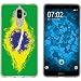 Produktbild PhoneNatic Case kompatibel mit Huawei Mate 9 Silikon-Hülle WM Brasilien M3