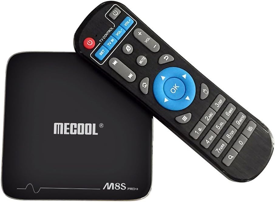 QheTrend MECOOL M8S PRO+ TV Box Latest Android 7.1 Amlogic S905X 64 bit Quad-core DDR3 2GB 16GB BT4.1 2.4 WiFi 4K UHD