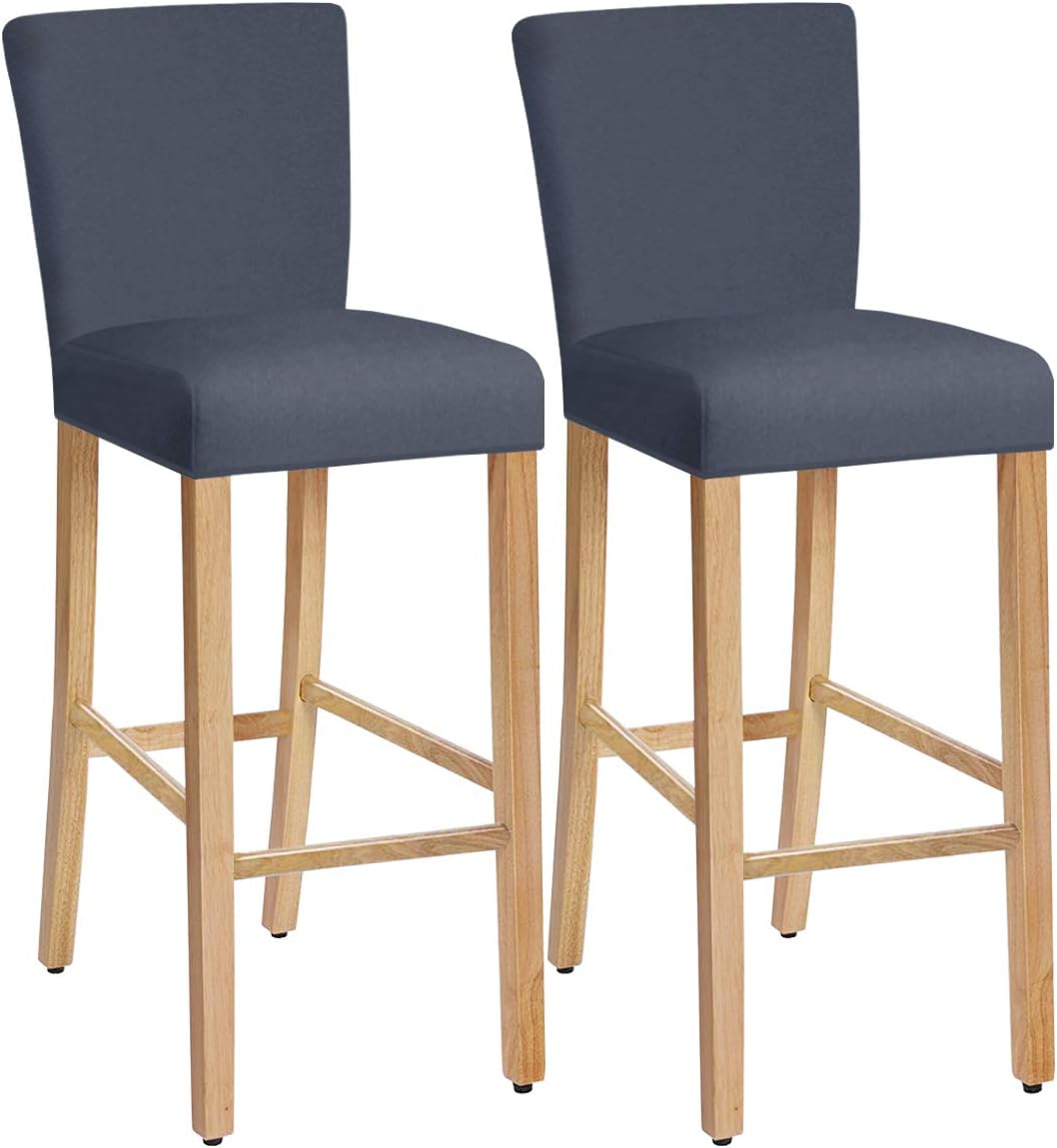 SHILV. HOME Stretch Removable Washable Dining Room Chair Covers,Bar Stool Covers
