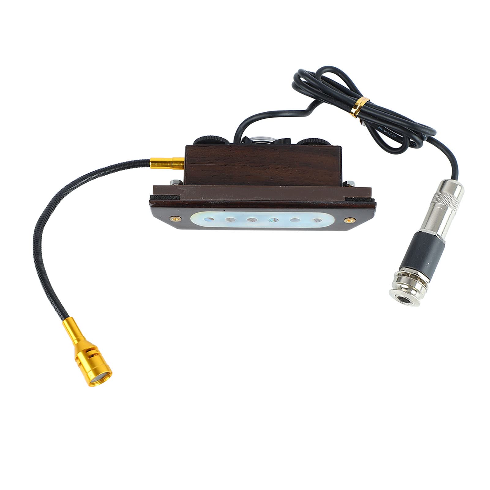 Pickup per chitarra acustica a doppia bobina Pickup elettrico Pickup Premium Materiale in palissandro Eccellente qualità del suono Easy Installazione per chitarristi elettrici
