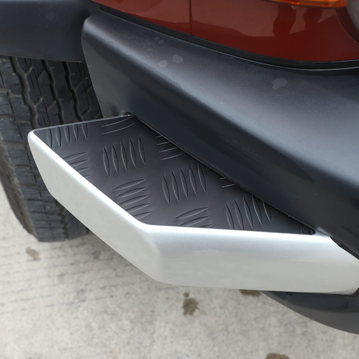 LLKUANG Alloy Car Front Bumper Side Guards for Toyota FJ Cruiser 2007-2021 Bumper Anti-Scratch Protection Panel