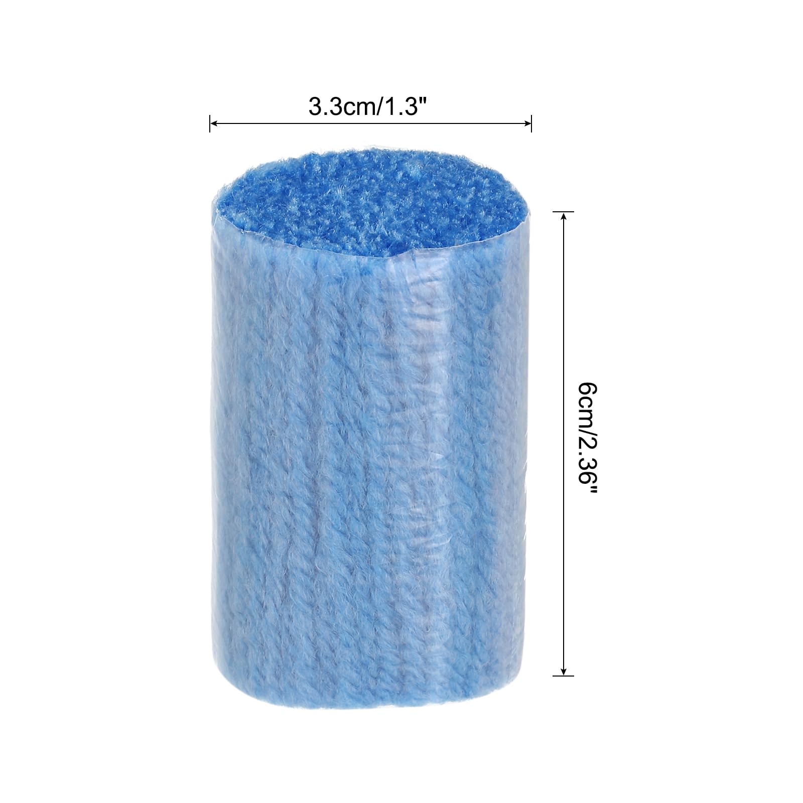 Patikil 10 Rolls Latch Hook Yarn Kit, Precut Rugs Yarn for Crochet DIY Tapestry Craft, Dark Blue - Image 2