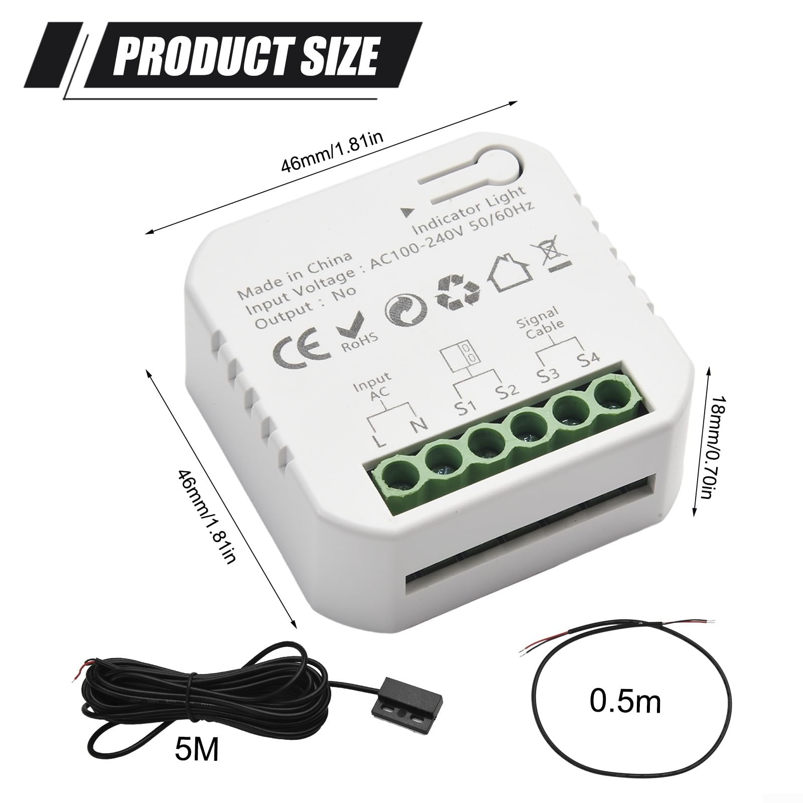 Garage Deur Opener Wireless WiFi Smart APP Switch Garage Tür Öffner Schalter Controller Für Tuya EB Meross Garage