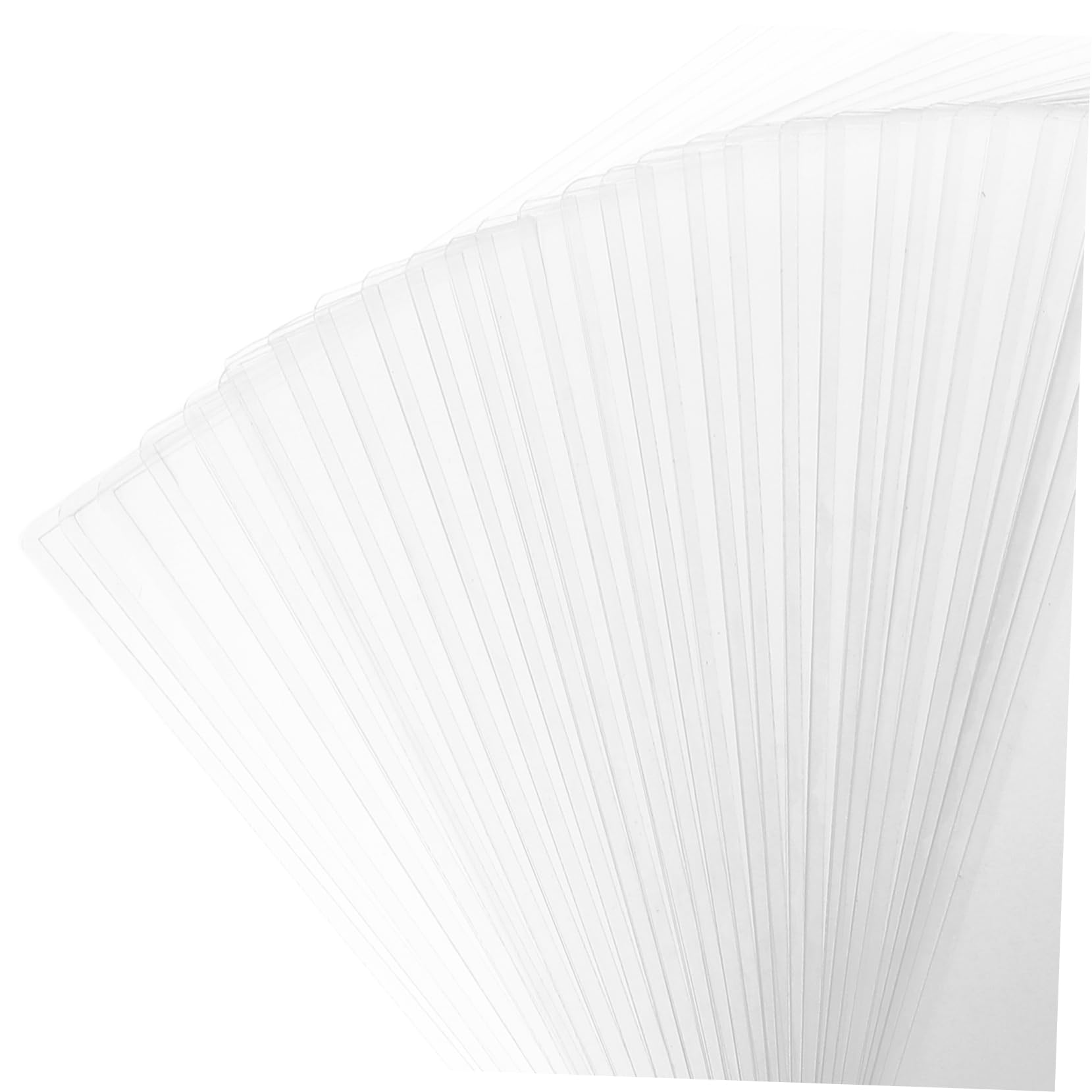 NUOBESTY 30piezas Soportes Transparentes Para Fotos Carpetas Menús Álbumes y Marcos Fundas Protectoras De Plástico y Visibles