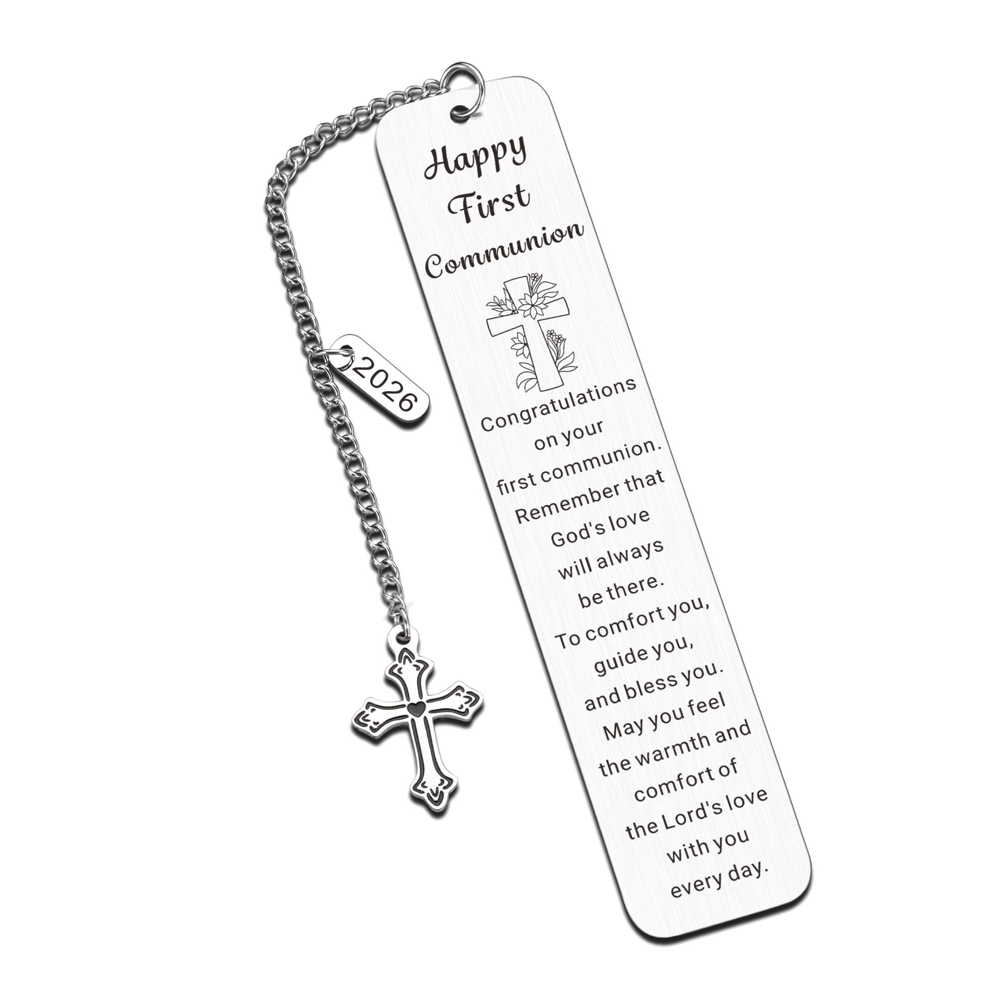 First Communion Gifts for Girls First Communion Gifts for Boys Women Men 1st Holy Communion Bookmark Baptism Confirmation Gifts for Teen Christian
