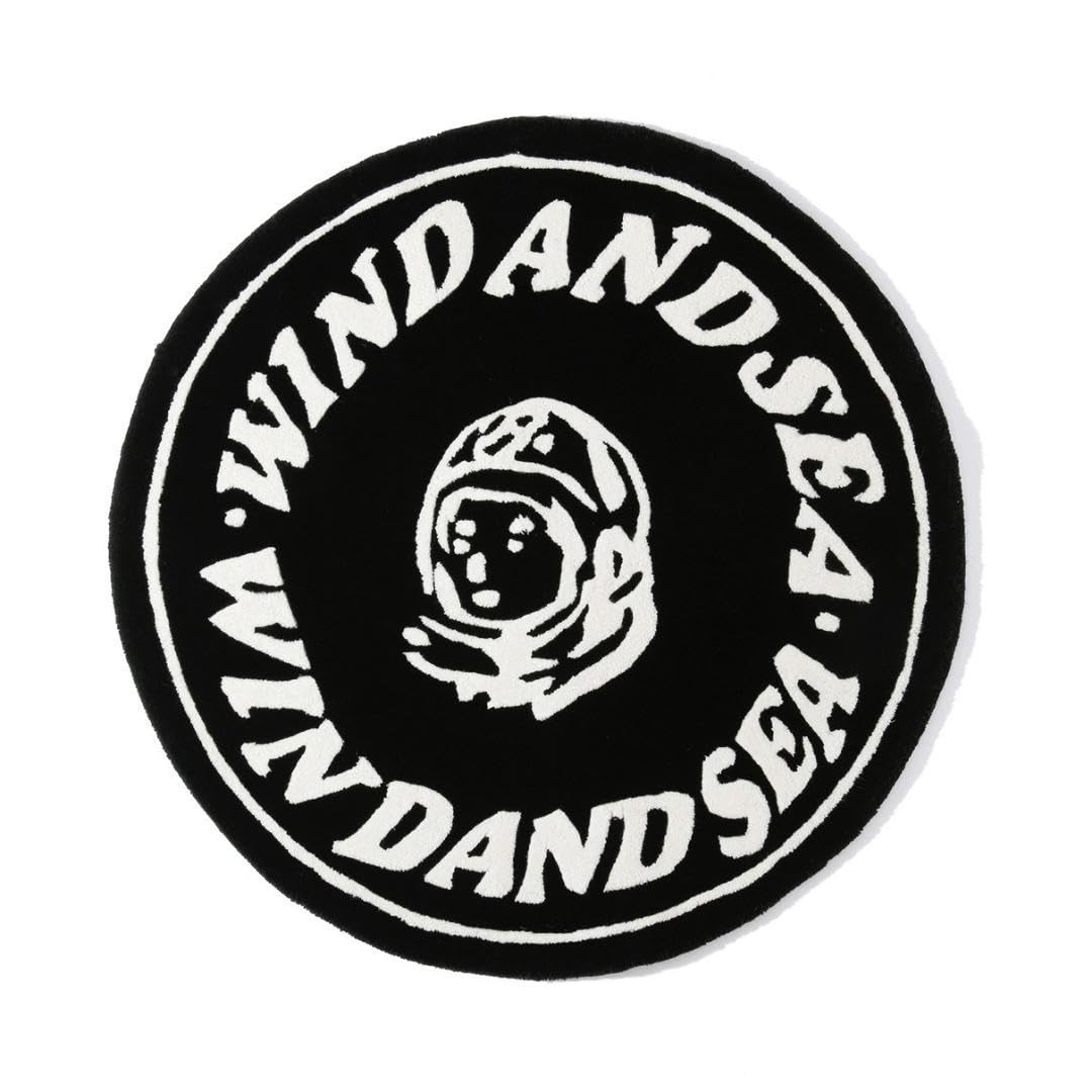 WIND AND SEA SEA (ROUND) MAT / BLACK (AC-87) ラグ ウィンダンシー