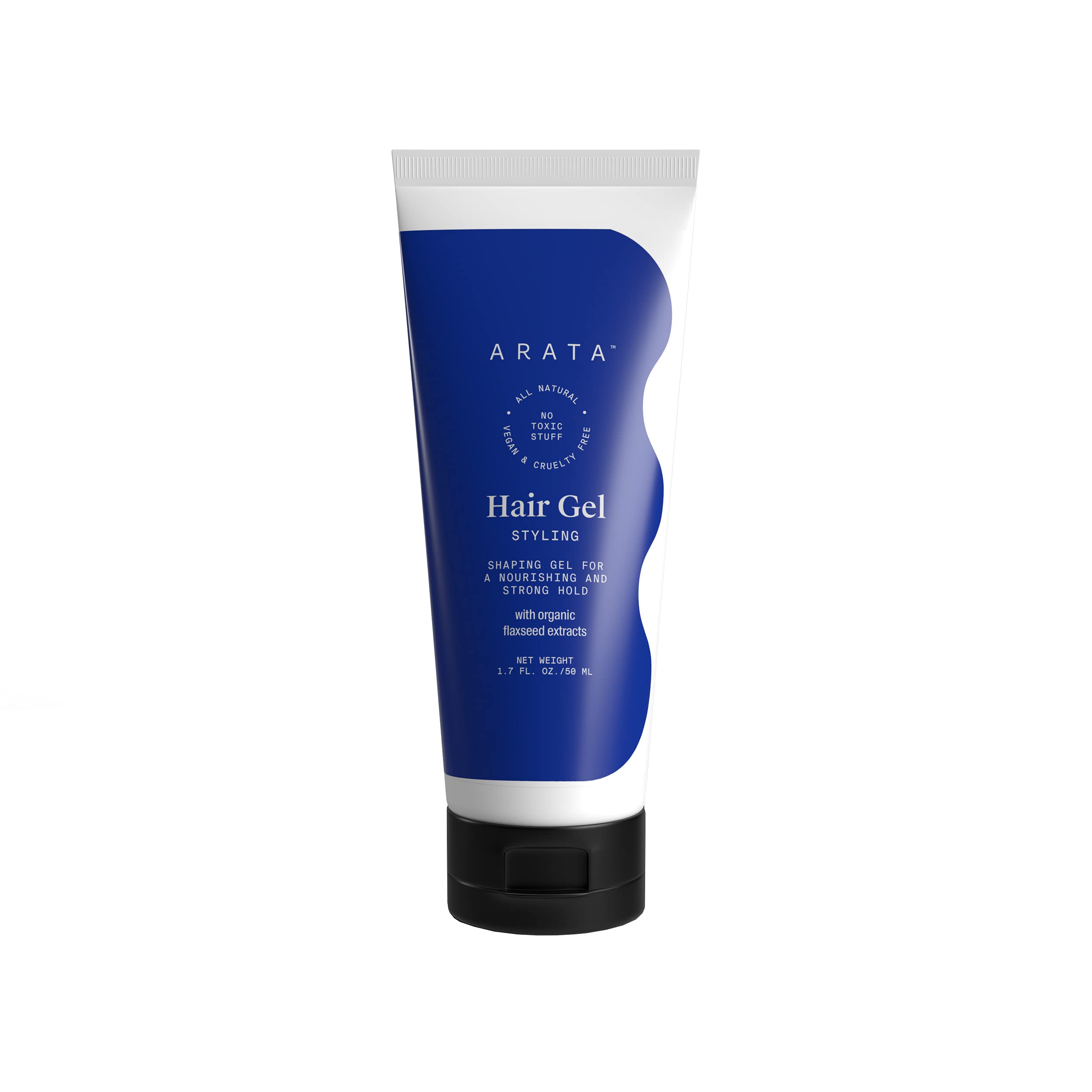 Hair Styling Gel | For Strong Hold & Sleek Smooth Finish | Non-Greasy | Controls Frizz | Derma Tested | SLS, Paraben & Alcohol-Free Formula | For Men & Women 50ml