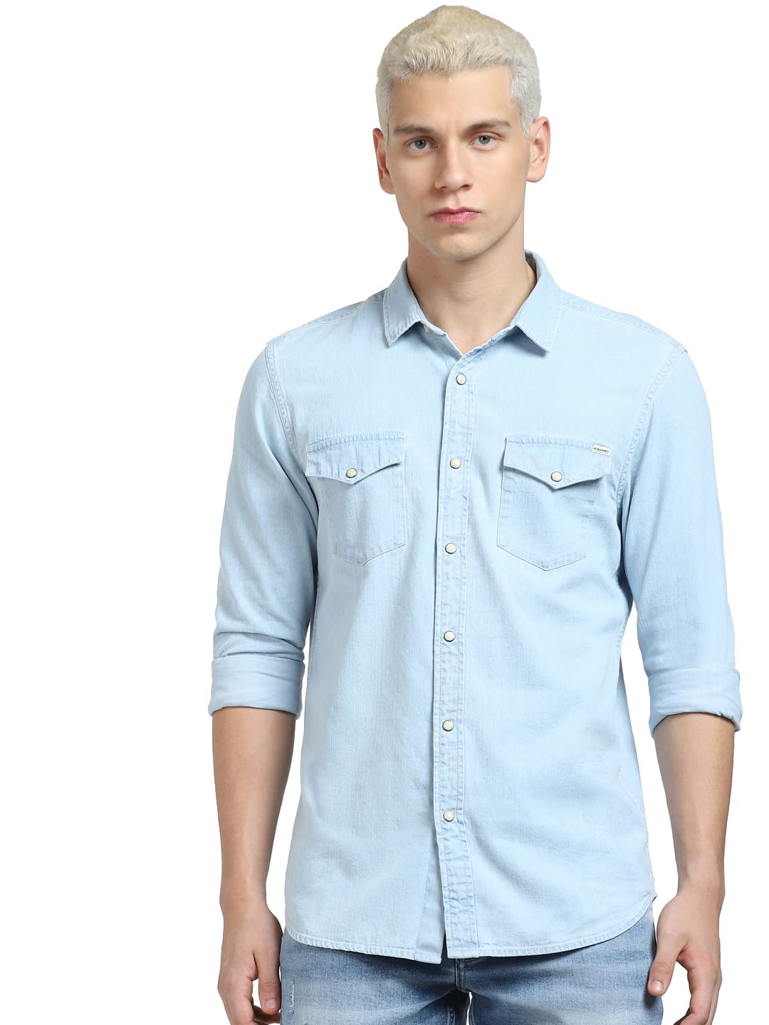 jack & jones Men's Slim Fit Casual Cotton Shirt-picture-34