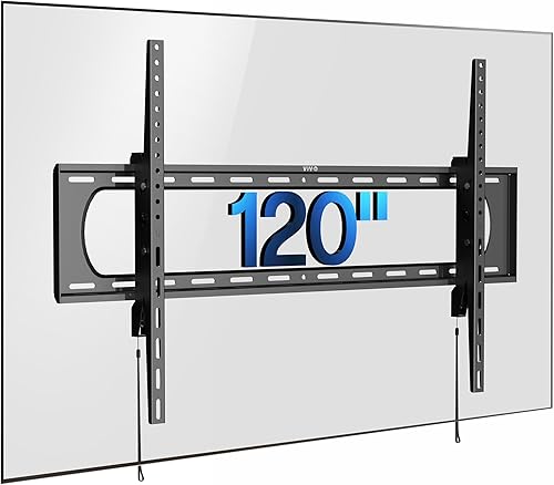 Miniatura 11 de VIVO Soporte de pared para TV ultra resistente para pantallas de 43 a 90 pulgadas, montaje fijo grande, se adapta a VESA de hasta 31.496 x 15.748